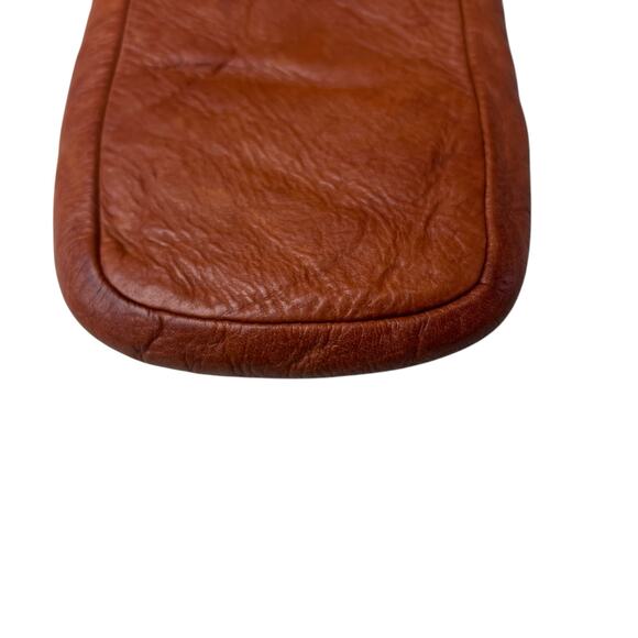 MARTA PONTI Woven Leather Boho Phone Crossbody Purse Hippie Festival Style - Picture 8 of 10